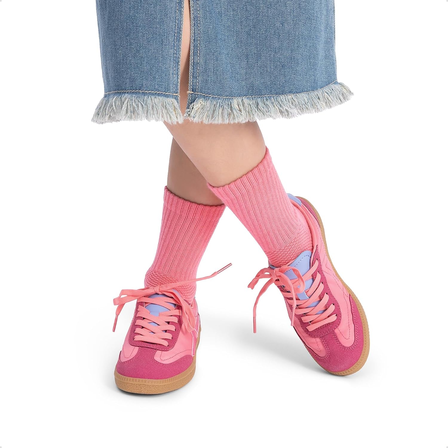 Boys Girls Sneakers Retro Classic Casual Tennis Shoes Lightweight School Walking Low Top Lace up Footwear for Little/Big Kid