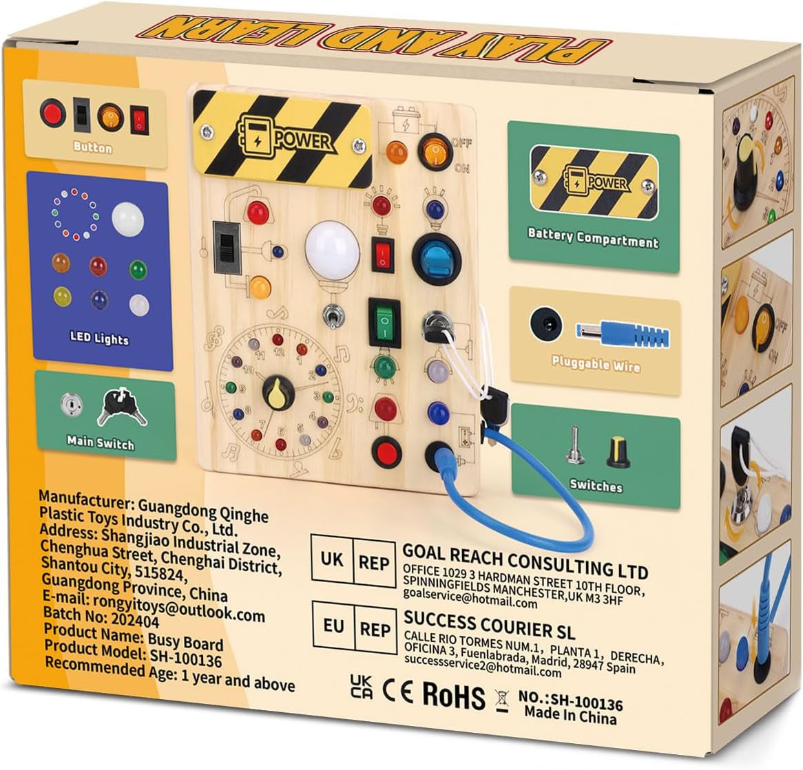 Montessori Busy Board Toy 