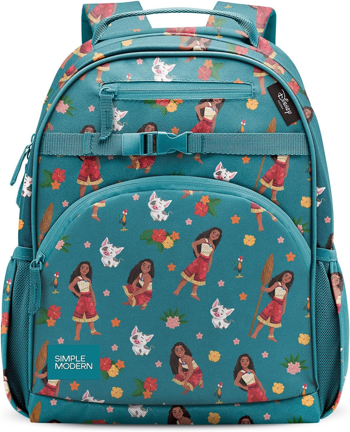 Medium Disney Toddler Backpack for School Girls and Boys | Kindergarten Elementary Kids Backpack | Fletcher Collection | Kids - 15" Tall | Princess Rainbows