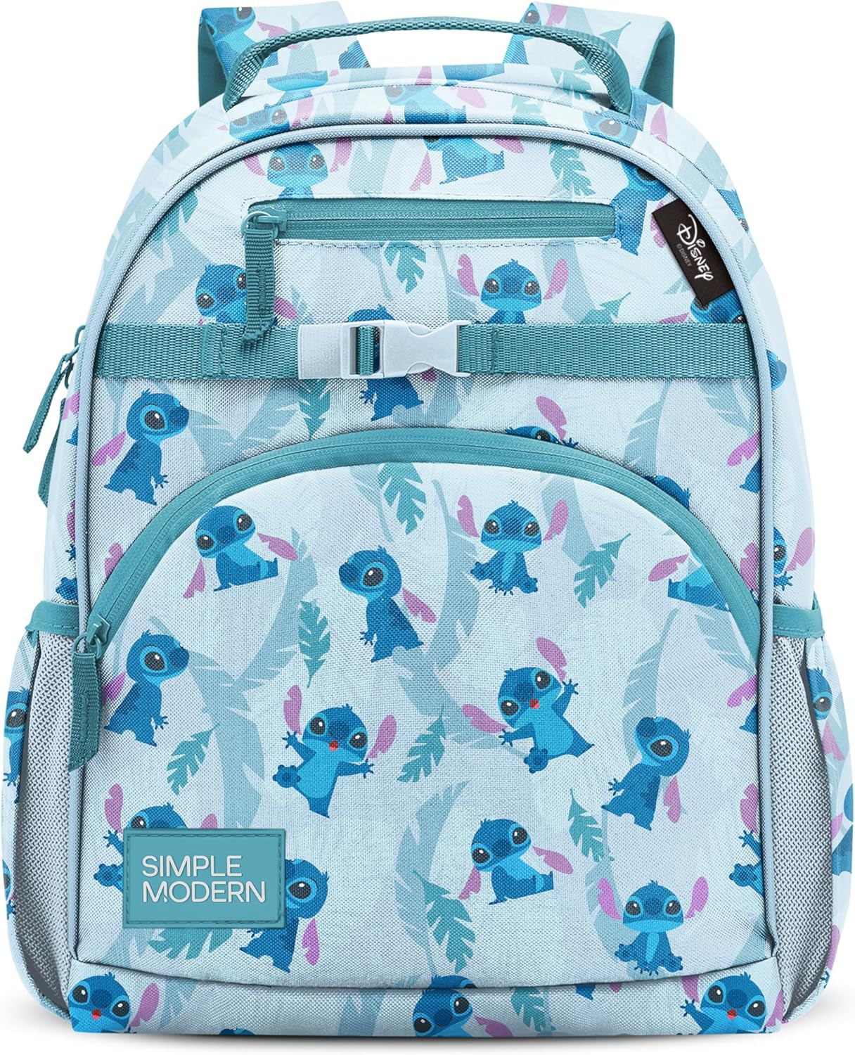 Medium Disney Toddler Backpack for School Girls and Boys | Kindergarten Elementary Kids Backpack | Fletcher Collection | Kids - 15" Tall | Princess Rainbows