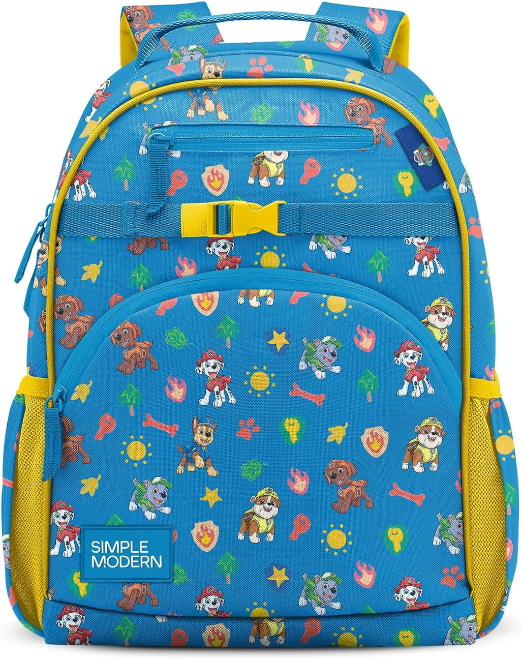 Medium Disney Toddler Backpack for School Girls and Boys | Kindergarten Elementary Kids Backpack | Fletcher Collection | Kids - 15" Tall | Princess Rainbows