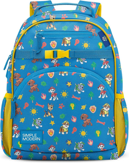 Medium Disney Toddler Backpack for School Girls and Boys | Kindergarten Elementary Kids Backpack | Fletcher Collection | Kids - 15" Tall | Princess Rainbows