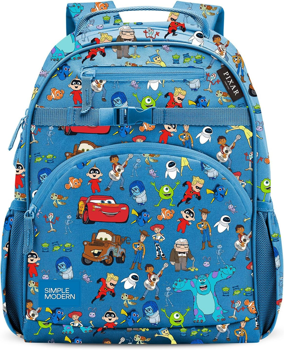 Medium Disney Toddler Backpack for School Girls and Boys | Kindergarten Elementary Kids Backpack | Fletcher Collection | Kids - 15" Tall | Princess Rainbows