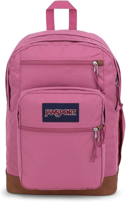 Cool Backpack, with 15-Inch Laptop Sleeve - Large Computer Bag Rucksack with 2 Compartments, Ergonomic Straps, Black