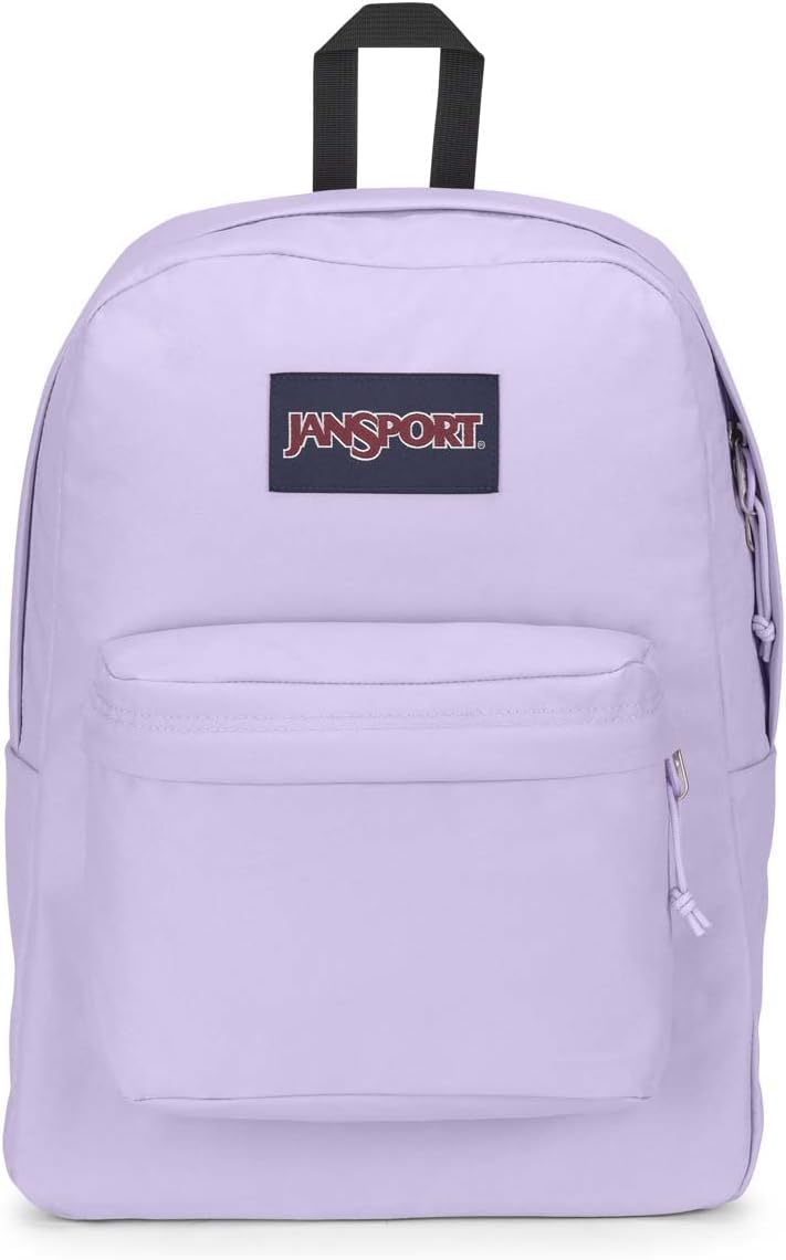 Superbreak One Backpacks - Durable, Lightweight Bookbag with 1 Main Compartment, Front Utility Pocket with Built-In Organizer - Premium Backpack, Black