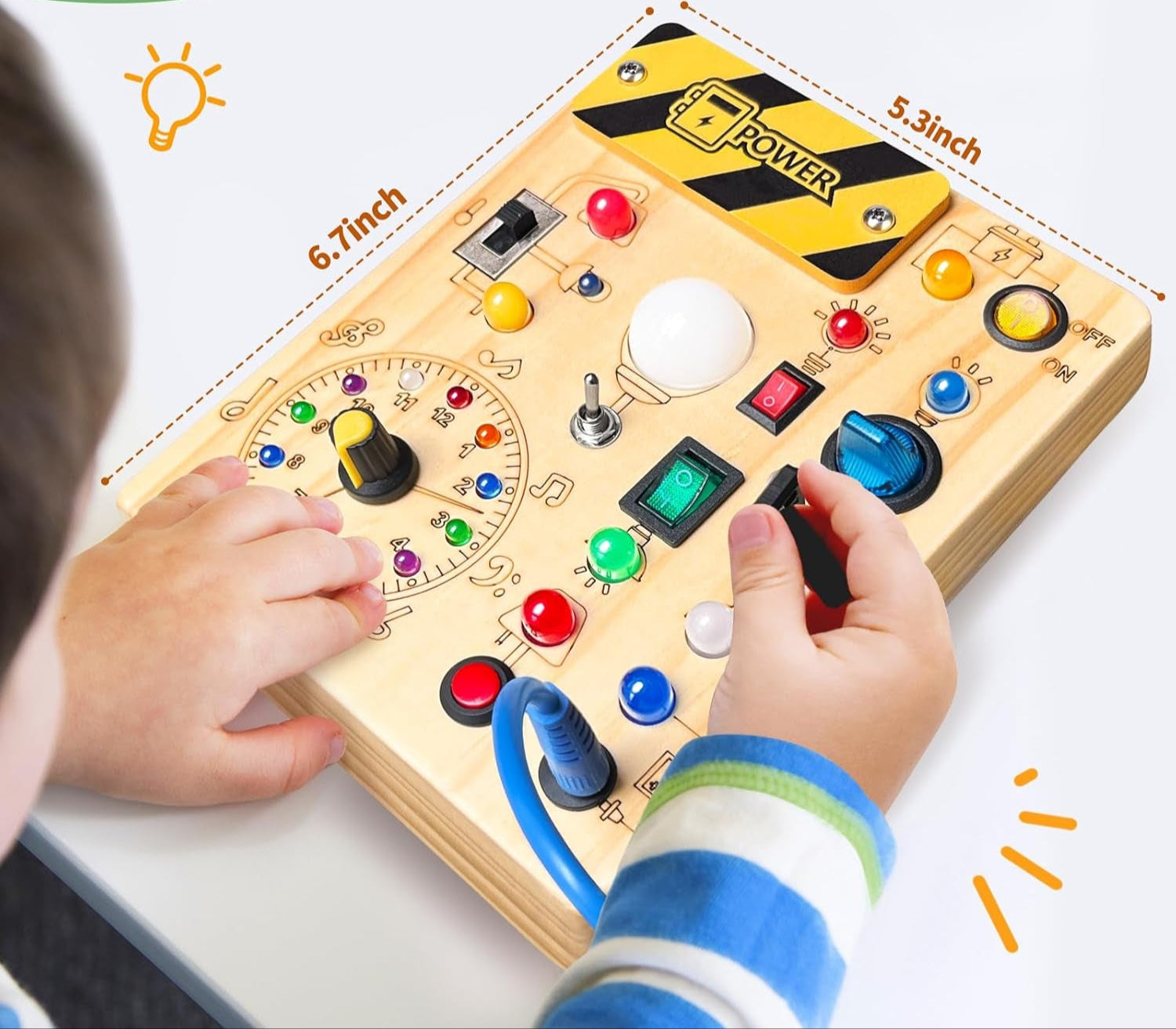 Montessori Busy Board Toy 