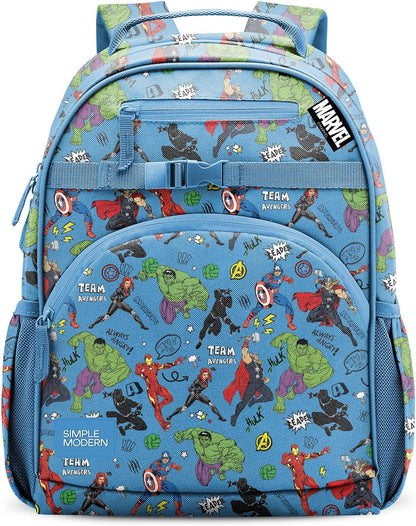 Medium Disney Toddler Backpack for School Girls and Boys | Kindergarten Elementary Kids Backpack | Fletcher Collection | Kids - 15" Tall | Princess Rainbows