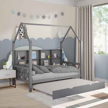 Twin House Bed with Roof