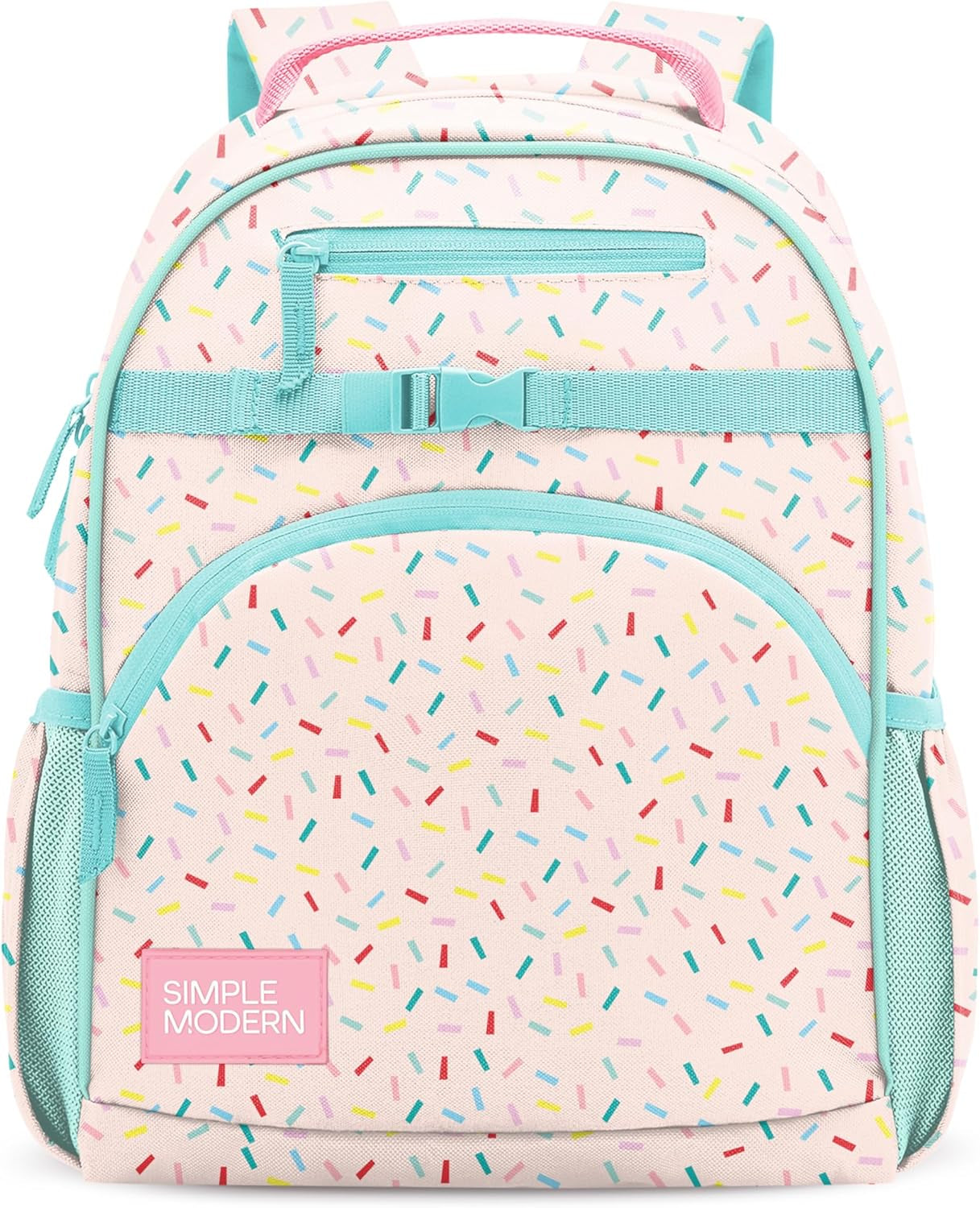 Medium Disney Toddler Backpack for School Girls and Boys | Kindergarten Elementary Kids Backpack | Fletcher Collection | Kids - 15" Tall | Princess Rainbows