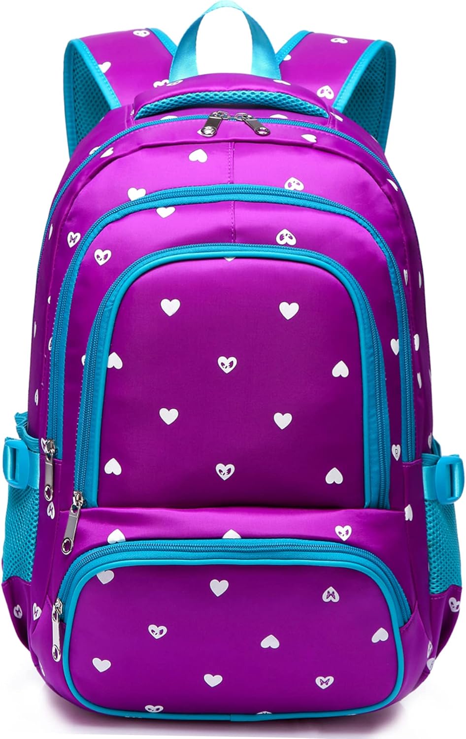Kids Backpack for Girls Elementary Primary Middle School Bag for Aged 8-10 for Teens Childs Bookbag Back to School Bag Mochilas Escolares Para Niñas De 7 8 9 10 Tie-Dye Purple