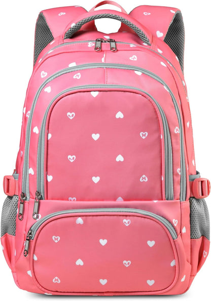 Kids Backpack for Girls Elementary Primary Middle School Bag for Aged 8-10 for Teens Childs Bookbag Back to School Bag Mochilas Escolares Para Niñas De 7 8 9 10 Tie-Dye Purple