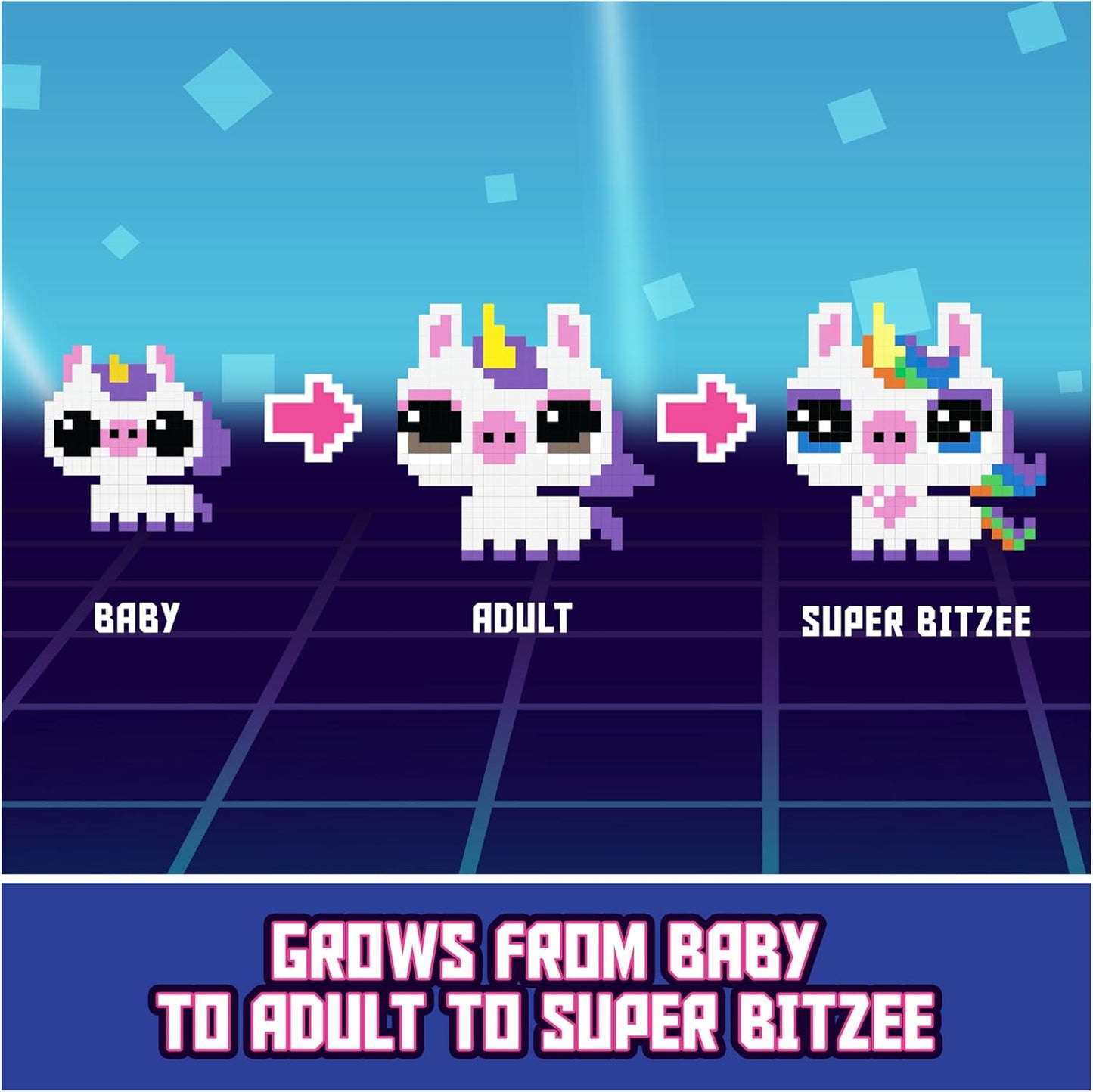 Magicals with 20 Interactive Characters Inside, Reacts to Touch, Digital Pet Kids Toys for Ages 5 and Up