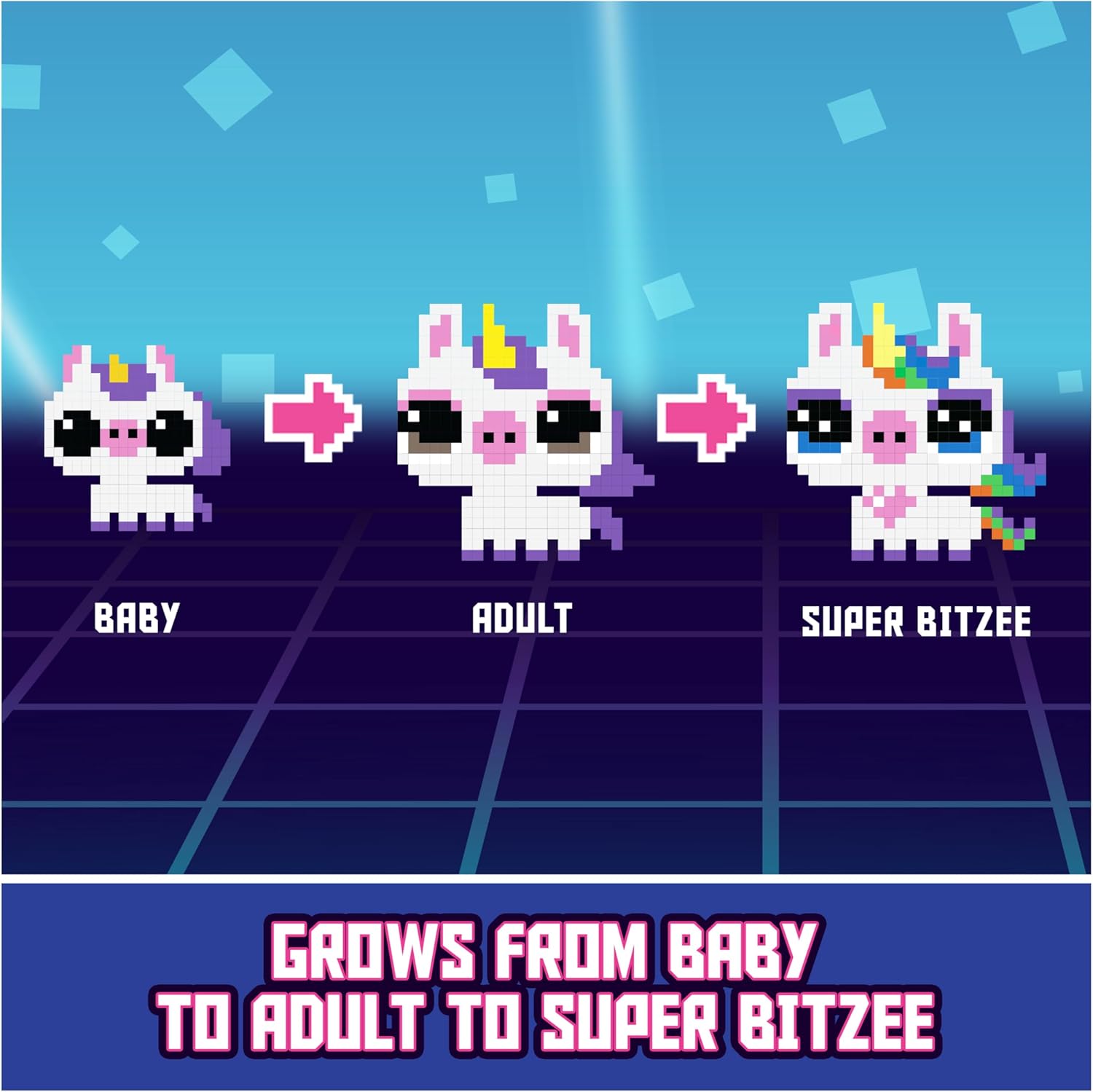 Magicals with 20 Interactive Characters Inside, Reacts to Touch, Digital Pet Kids Toys for Ages 5 and Up