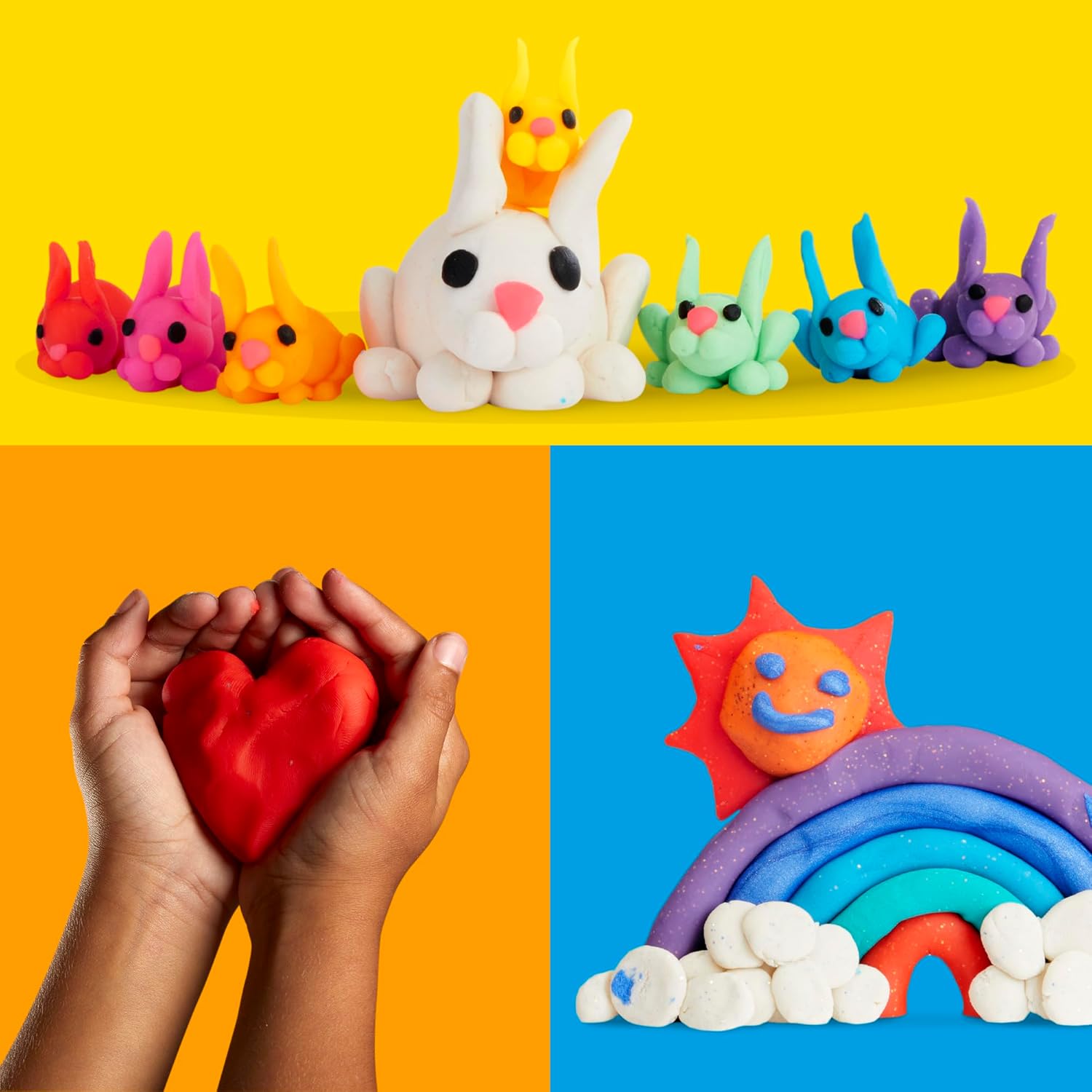 Ultimate Color Collection 65-Pack of 1-Oz Cans, Includes Sparkle, Confetti & Color Burst, Back to School Classroom Supplies, Preschool Toys, Ages 2+ (Amazon Exclusive)