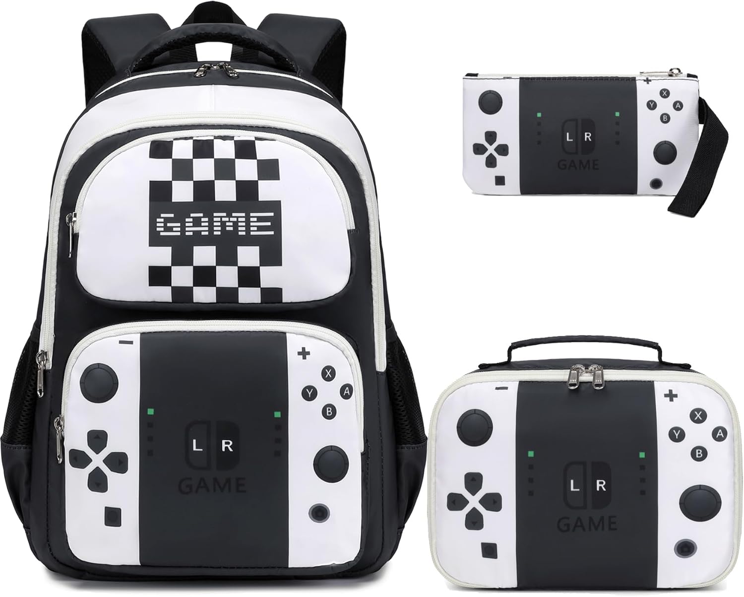 School Backpack for Kids, Kids Backpack with Lunch Box, Elementary Children'S School Bag Travel Back Pack