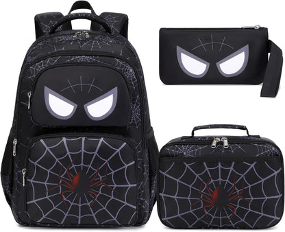 School Backpack for Kids, Kids Backpack with Lunch Box, Elementary Children'S School Bag Travel Back Pack