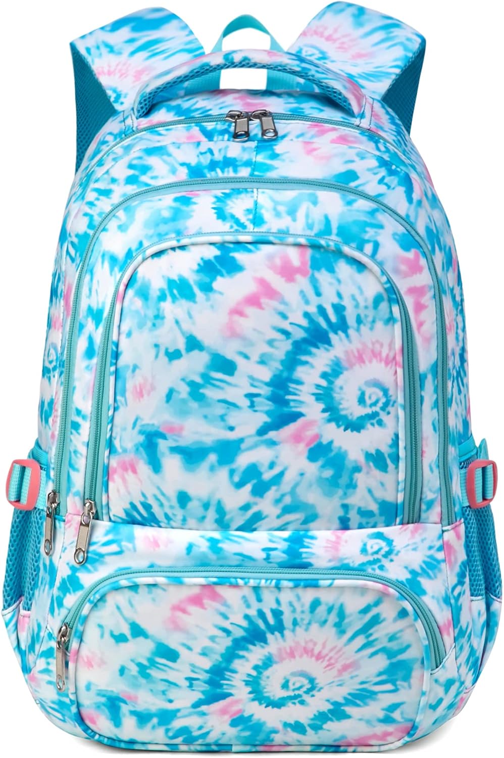 Kids Backpack for Girls Elementary Primary Middle School Bag for Aged 8-10 for Teens Childs Bookbag Back to School Bag Mochilas Escolares Para Niñas De 7 8 9 10 Tie-Dye Purple