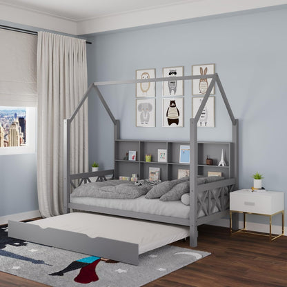 Twin House Bed with Roof