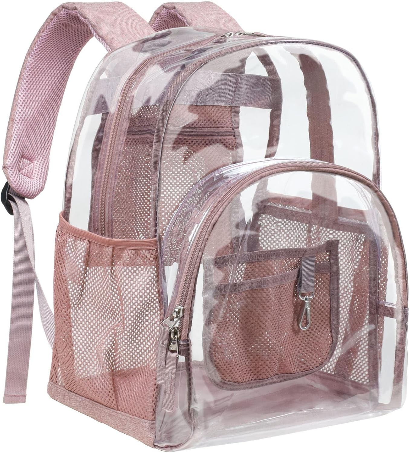Clear Backpack - 17 Inch Heavy Duty Clear Backpacks for School, Large Transparent Bookbag for Students (Age 12+)