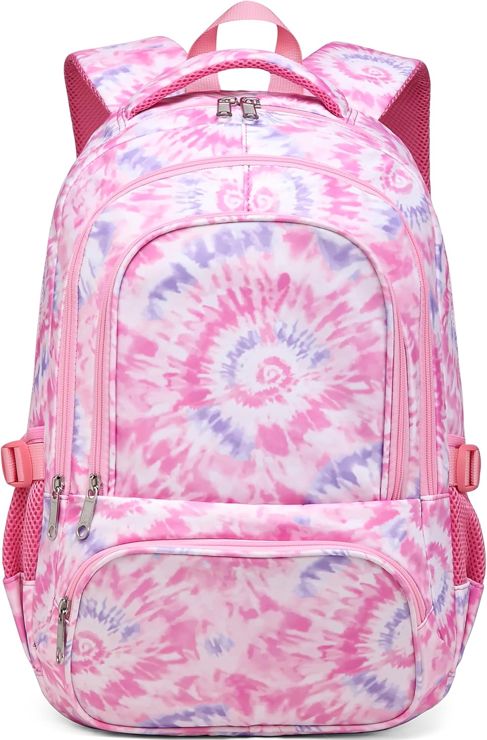 Kids Backpack for Girls Elementary Primary Middle School Bag for Aged 8-10 for Teens Childs Bookbag Back to School Bag Mochilas Escolares Para Niñas De 7 8 9 10 Tie-Dye Purple