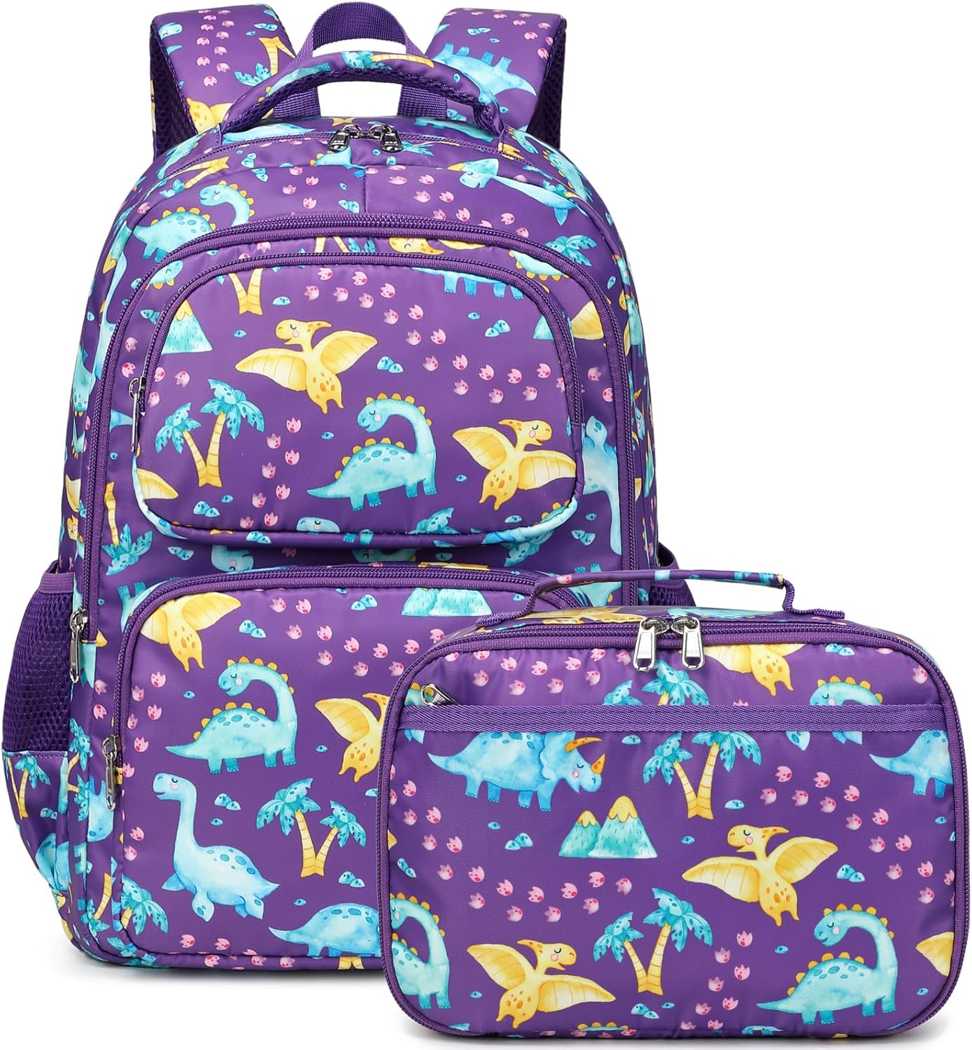 School Backpack for Kids, Kids Backpack with Lunch Box, Elementary Children'S School Bag Travel Back Pack