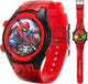 Marvel Spider-Man Kids Watches – Digital Display, Interactive Features, Adjustable Strap, Vibrant Spider-Man Graphics, Durable for Active Kids