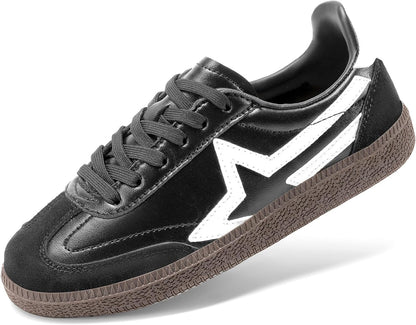 Boys Girls Sneakers Retro Classic Casual Tennis Shoes Lightweight School Walking Low Top Lace up Footwear for Little/Big Kid