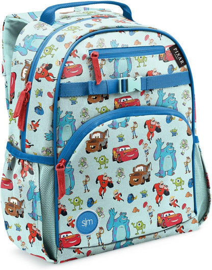 Medium Disney Toddler Backpack for School Girls and Boys | Kindergarten Elementary Kids Backpack | Fletcher Collection | Kids - 15" Tall | Princess Rainbows