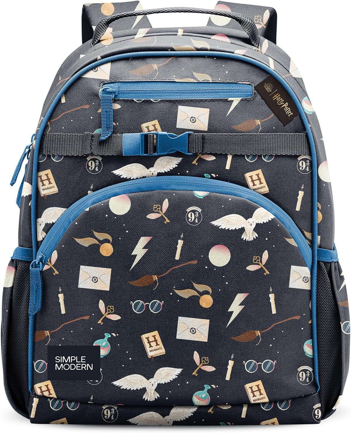 Medium Disney Toddler Backpack for School Girls and Boys | Kindergarten Elementary Kids Backpack | Fletcher Collection | Kids - 15" Tall | Princess Rainbows