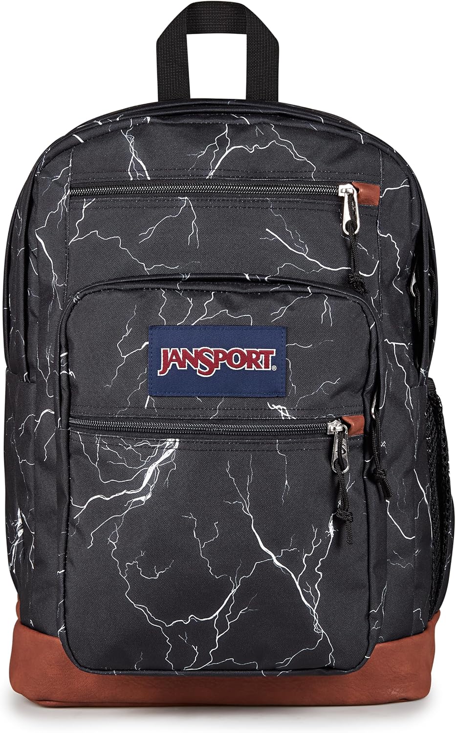 Cool Backpack, with 15-Inch Laptop Sleeve - Large Computer Bag Rucksack with 2 Compartments, Ergonomic Straps, Black