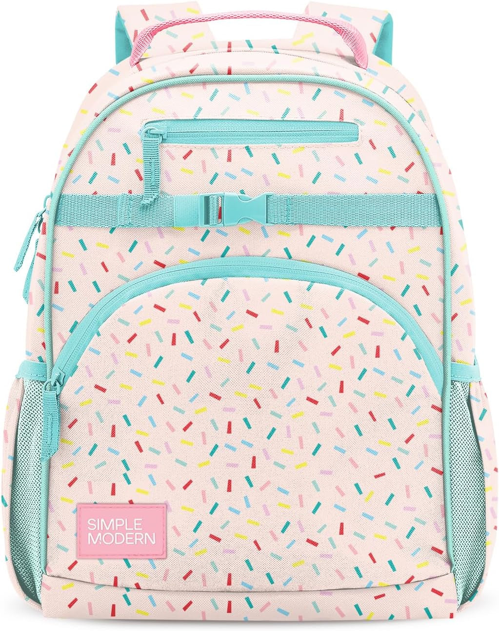 Medium Disney Toddler Backpack for School Girls and Boys | Kindergarten Elementary Kids Backpack | Fletcher Collection | Kids - 15" Tall | Princess Rainbows