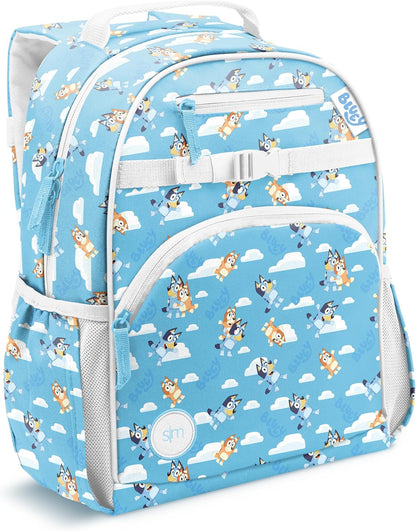 Medium Disney Toddler Backpack for School Girls and Boys | Kindergarten Elementary Kids Backpack | Fletcher Collection | Kids - 15" Tall | Princess Rainbows