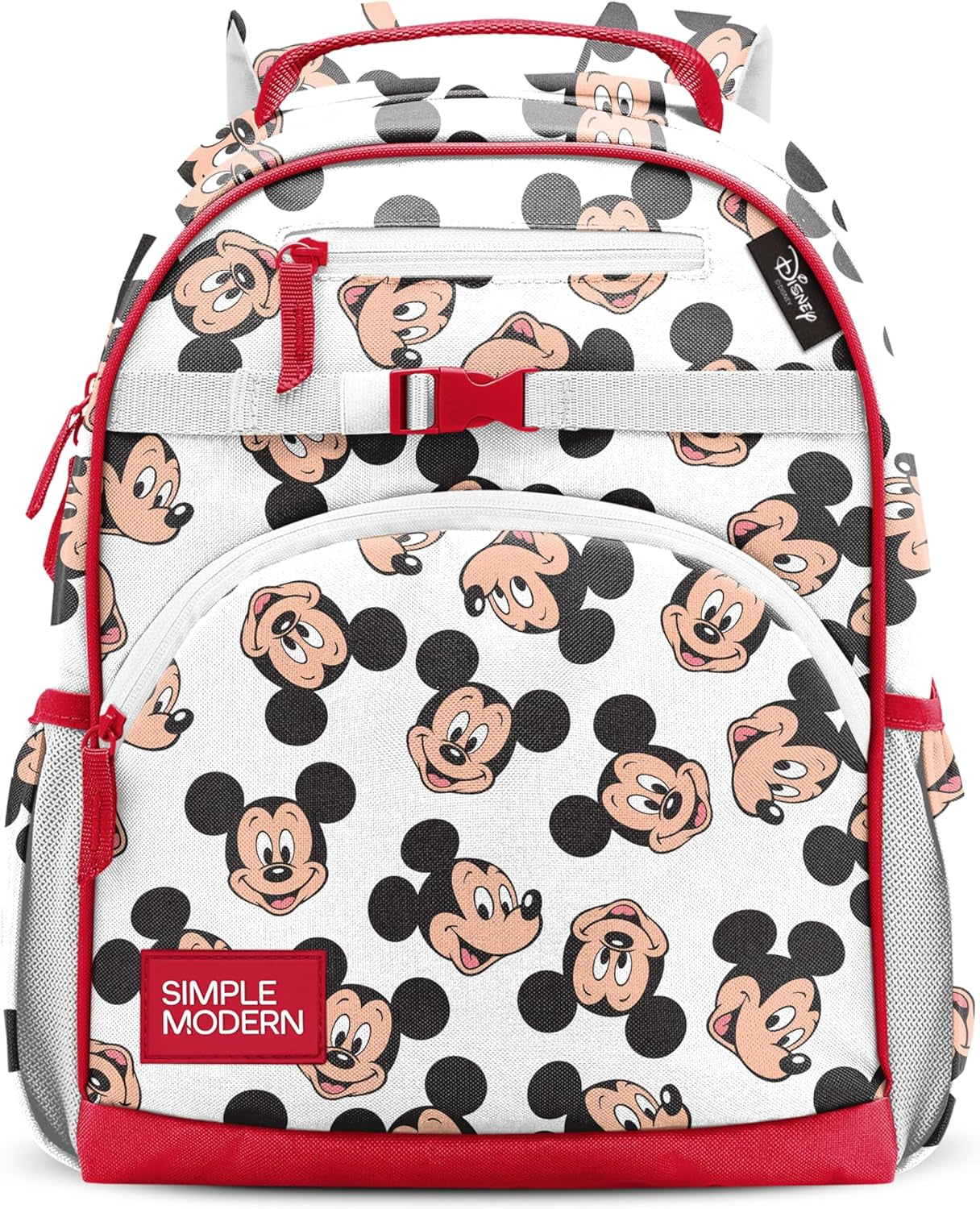 Medium Disney Toddler Backpack for School Girls and Boys | Kindergarten Elementary Kids Backpack | Fletcher Collection | Kids - 15" Tall | Princess Rainbows