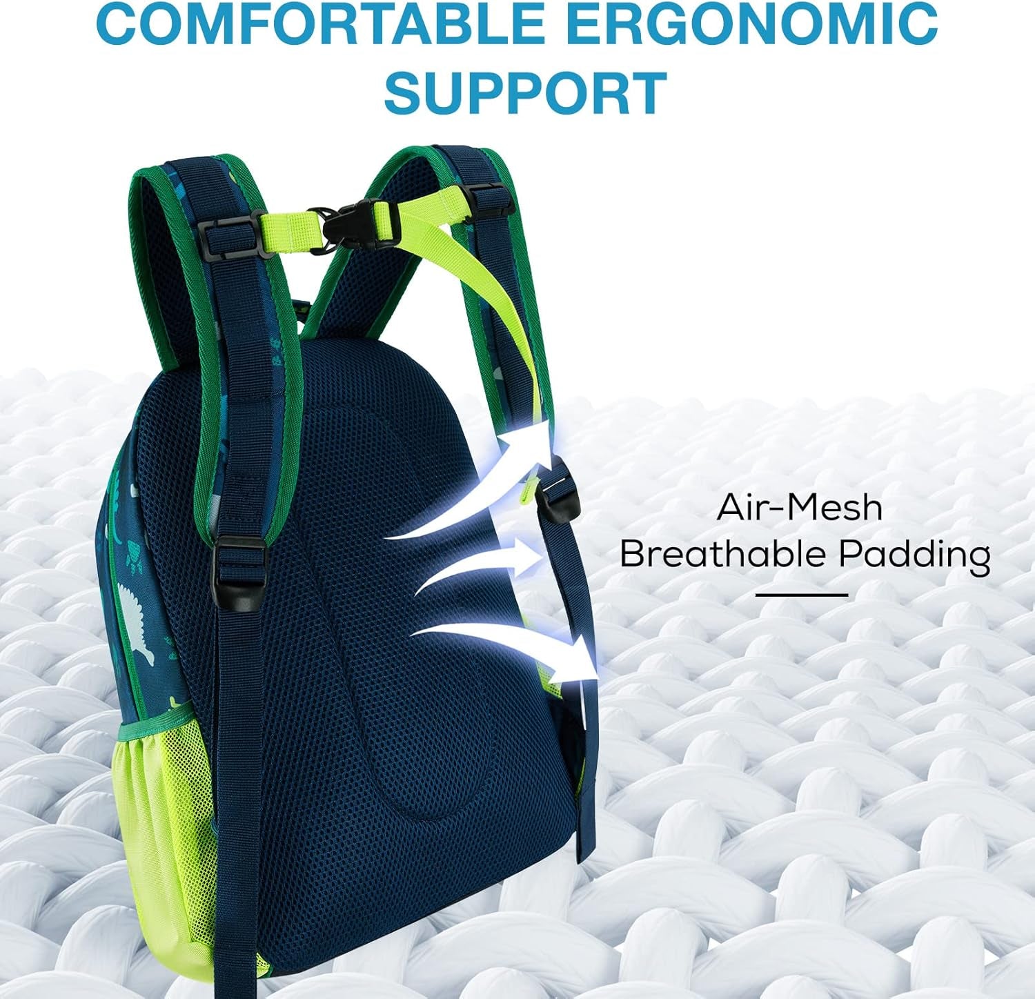 Kids Backpack for Boys Girls Preschool Kindergarten Backpacks Lightweight Elementary School Bookbag with Lunch Box