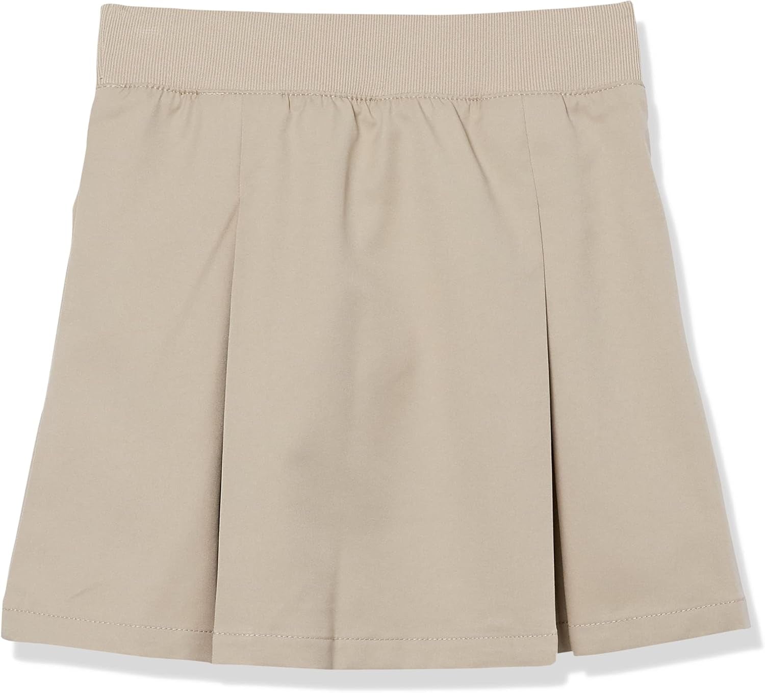Girls' Pull-On Kick Pleat Scooter School Uniform Skirt