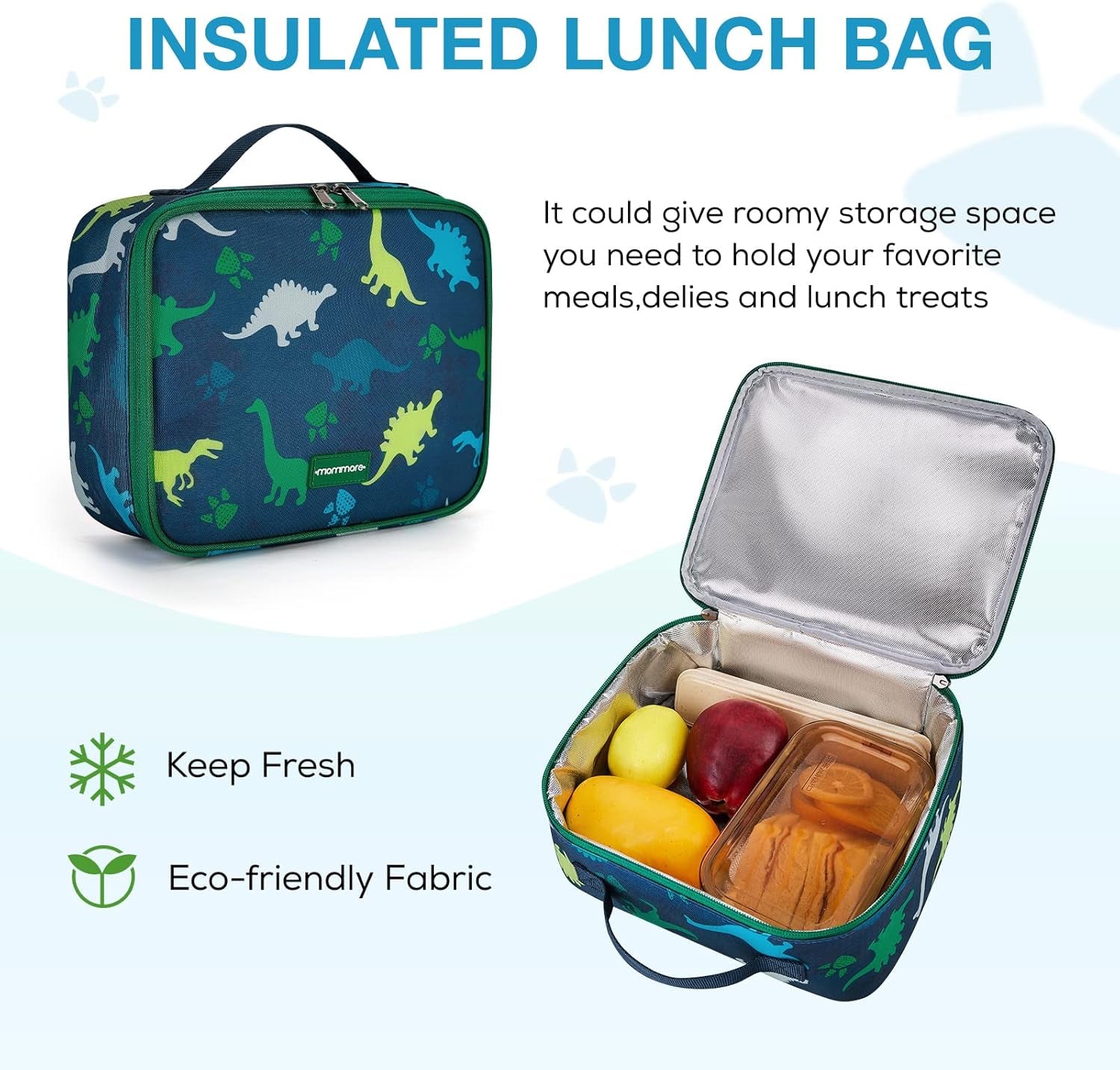 Kids Backpack for Boys Girls Preschool Kindergarten Backpacks Lightweight Elementary School Bookbag with Lunch Box