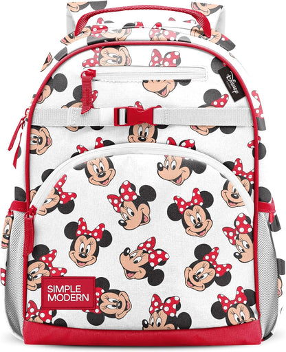 Medium Disney Toddler Backpack for School Girls and Boys | Kindergarten Elementary Kids Backpack | Fletcher Collection | Kids - 15" Tall | Princess Rainbows