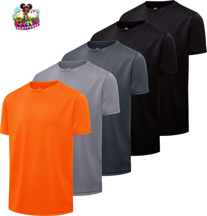 Boys 5-Pack Active Performance Tees