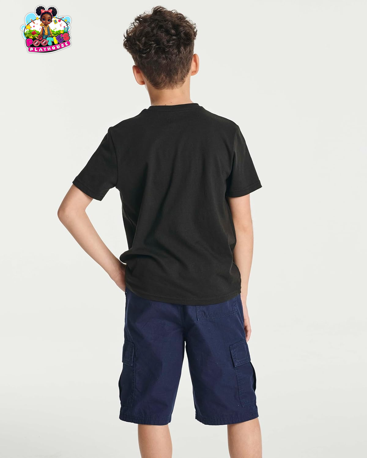 Boys 5-Pack Cotton Crew Neck T-Shirts