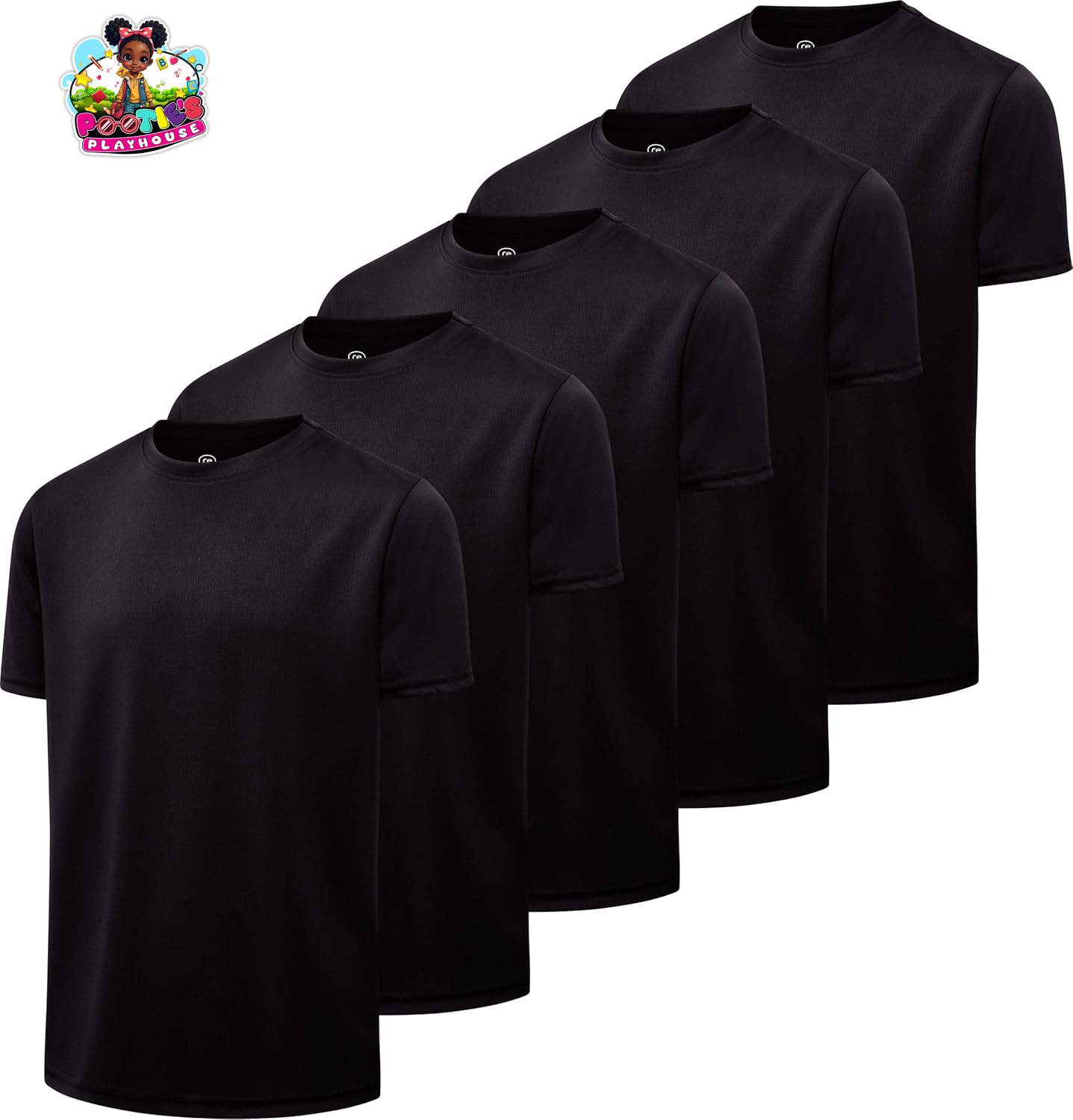 Boys 5-Pack Active Performance Tees