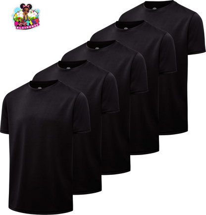 Boys 5-Pack Active Performance Tees