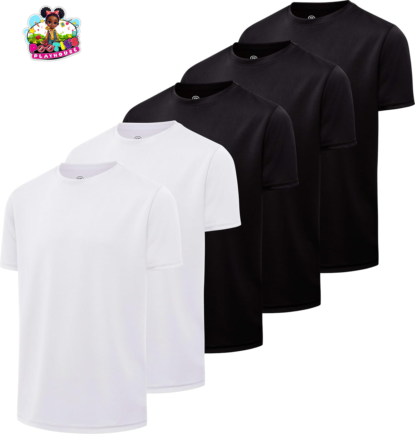 Boys 5-Pack Active Performance Tees