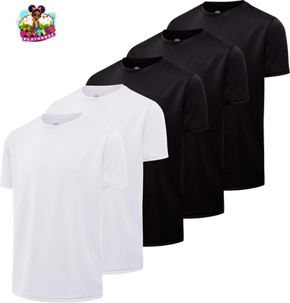 Boys 5-Pack Active Performance Tees