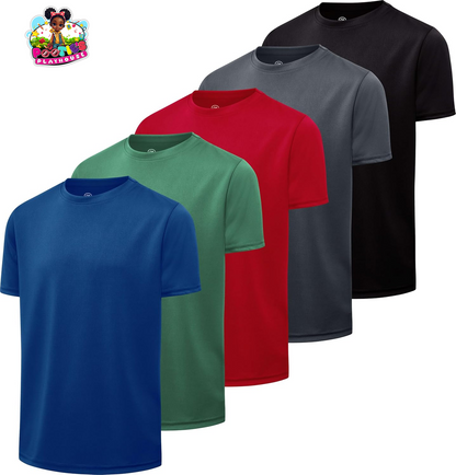 Boys 5-Pack Active Performance Tees