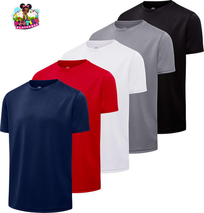 Boys 5-Pack Active Performance Tees