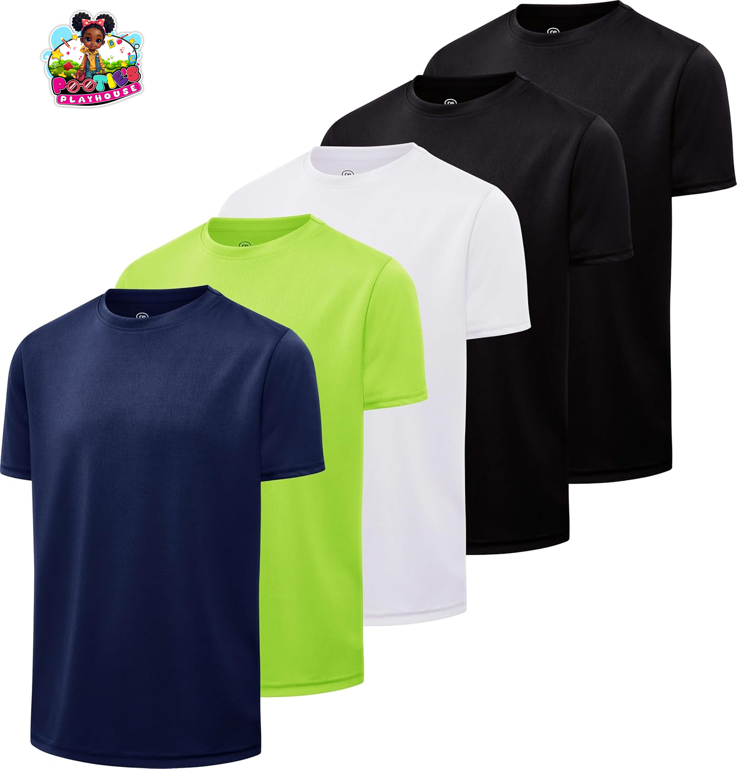 Boys 5-Pack Active Performance Tees
