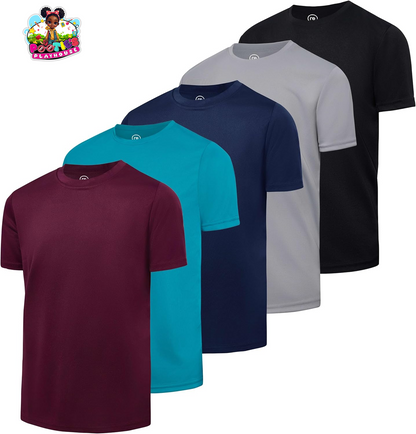 Boys 5-Pack Active Performance Tees