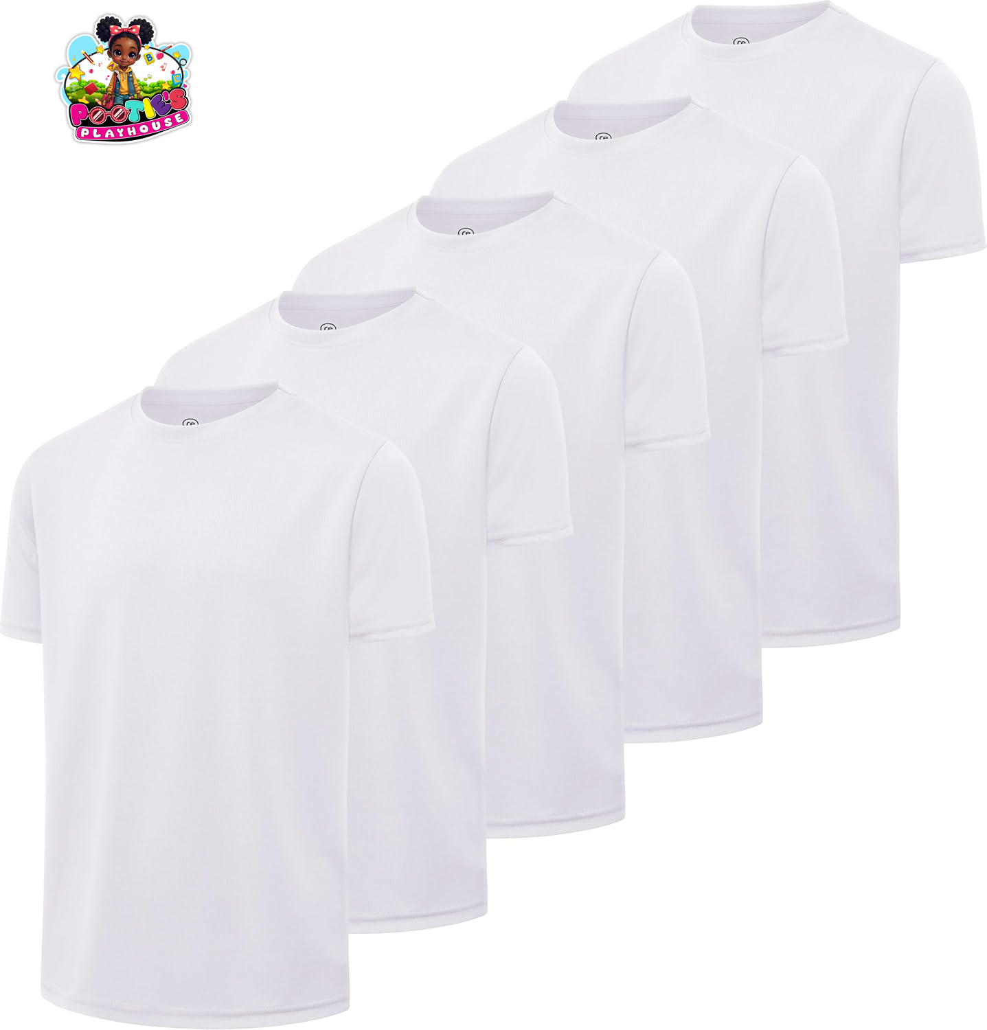 Boys 5-Pack Active Performance Tees